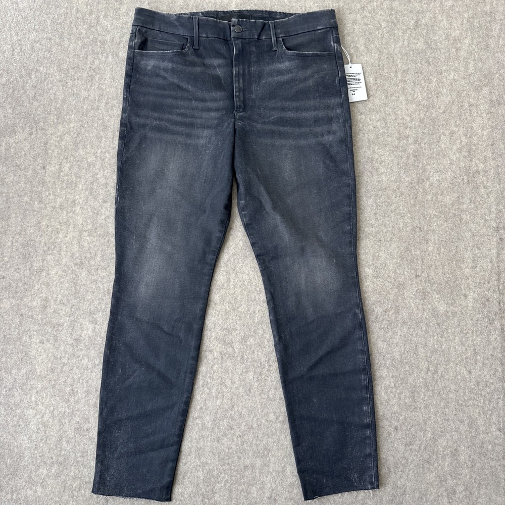 Joes Jeans Charlie Skinny Jeans Womens 33 Sivea Wash Flawless High Rise Raw NWT